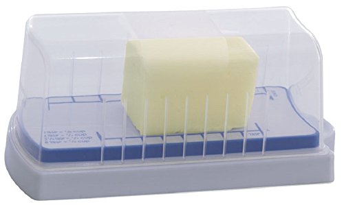 BUTTER DISH FOR COUNTER - BUTTER KEEPER CONTAINER BLUE CROCK AIR TIGHT SEAL
