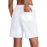 Bermuda Shorts Damen Sommer Kurze Hose Sporthose Knielang Baumwoll Sport Shorts High Waist Laufshorts Kurze Jogginghose Lässige Sweatshorts mit Taschen – Bild 3