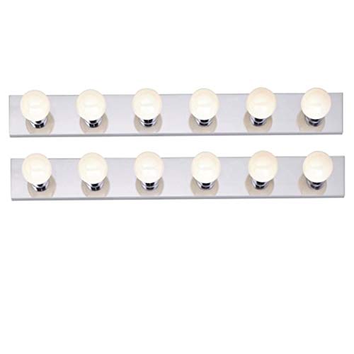 One-Day Sale: Up to 40% Off Nuvo SF77/194 Six Light Vanity Strip, Polished Chrome, 36-Inch - 2 Pack