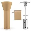Tangkula Patio Heater Cover with Zipper and Storage Bag, Outdoor Patio Propane Heater Cover, Waterproof, Dustproof, Wind-Resistant, Sunlight-Resistant, Snow-Resistant, 87”H x 34”D x 19”B