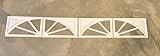 4 Amarr Wagon Wheel Replacement Decorative Inserts for Amarr Short Panel Garage Doors White