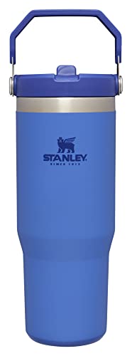 Image of Stanley IceFlow Flip Straw Tumbler with Handle 30 oz | Twist On Lid and Flip Up Straw | Leak Resistant Water Bottle | Insulated Stainless Steel |BPA-Free | Iris