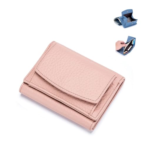 Pièce de poche Lady et porte-cartes multiples dans un petit portefeuille en cuir