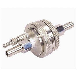 357400, KS47 Model Vented in-Line Filter Holder, 47 mm Diameter, 304 Stainless Steel