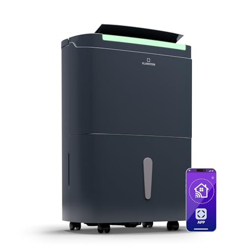 KLARSTEIN Deumidificatore Smart, Deumidificatore Casa per Muffa e umidità Silenzioso,...