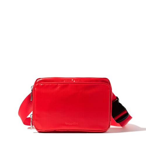 Image of Baggallini Modern Belt Bag 5x8 Travel Fanny Pack Sling Bag Waistpack w /RFID Card Holder Water-resistant Crossbody Bag