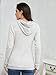Liu & Qu Womens Nursing Hoodie Long Sleeves Sweatshirt Breastfeeding Layered Top Pocket Casual Clothes Light Grey