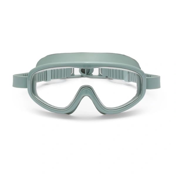 Petites Pommes Lunettes de natation pour adultes à partir de 14 ans, en silicone léger, verres larges, anti-buée, boucle anti-cheveux, pochette en coton