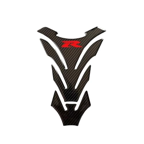 Pince supérieure et autocollant réservoir moto carbone Suzuki GSX-R 600 750 1000