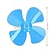 Culnflun 4 Blades Propeller 60mm ABS Plastic Boat Propeller Replacement for DIY Toy Accessories Remote Control Car Model 10Pcs Set (Blue)