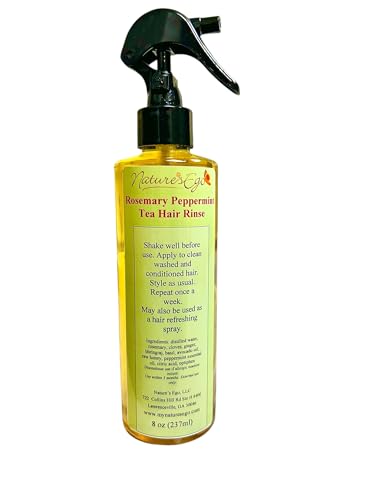 Nature's Ego Rosemary & Peppermint Tea Hair Rinse 8 oz (stimulating,...