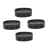 Angoily 4pcs Non- Furniture Feet Pads -skid Lifting Mats for and Noise Reduction Use for Appliances Black Design