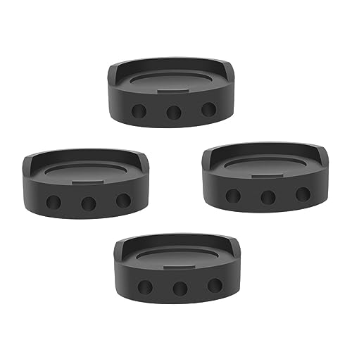 Angoily 4pcs Non- Furniture Feet Pads -skid Lifting Mats for and Noise Reduction Use for Appliances Black Design
