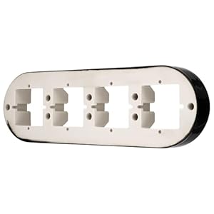 Adakat PR1 Porzellan Aufputzdose 4-fach Retro