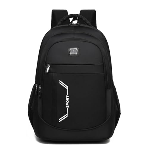 Esportes ao ar livre mochila masculina mochila de viagem de ciclismo mochila impermeável respirável Mochila de grande capacidade (preto)