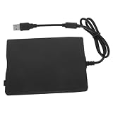 Diseño portátil: su construcción y lo hace fácil de transportar, lo que permite un uso conveniente en varias ubicaciones, unidad de disquete USB para computadora portátil, unidad de disquete externa