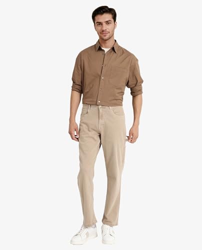 Image of Rare Rabbit Boxy fit Plain Shirt