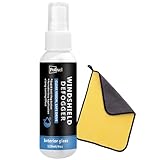 POLIXEL Anti Fog Spray for Car Windshield Inside & Windows - Long Lasting Window Defogger for Mirrors, Glasses, Bathroom Glass & Plexiglass Instant Fog Prevention & Protection - 120ML/4OZ