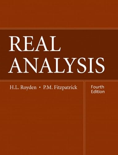 Real Analysis (4th Edition)