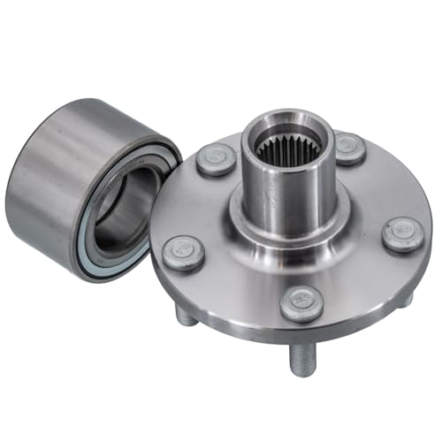 Rareelectrical Rear Spindle Hub Assembly Compatible With 2005-2010 Scion Tc Fwd 5-Lug Abs Pre-Assembled Direct Bolt-On 512208 512208 Br930263 Sealed Bearing Left Or Right Side Replacement