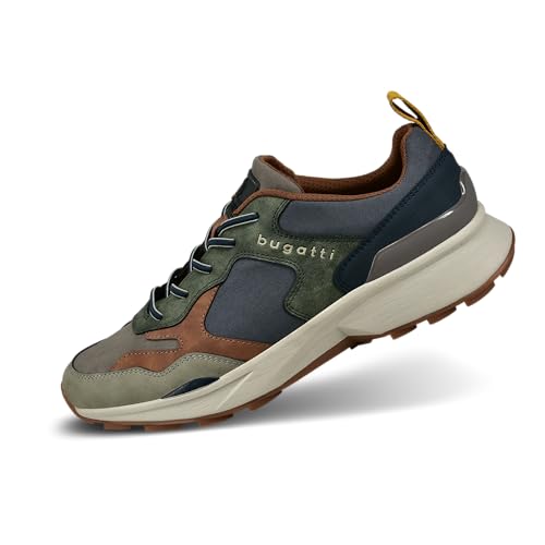 Zapatos con cordones bugatti multicolor: diseño exclusivo para hombre