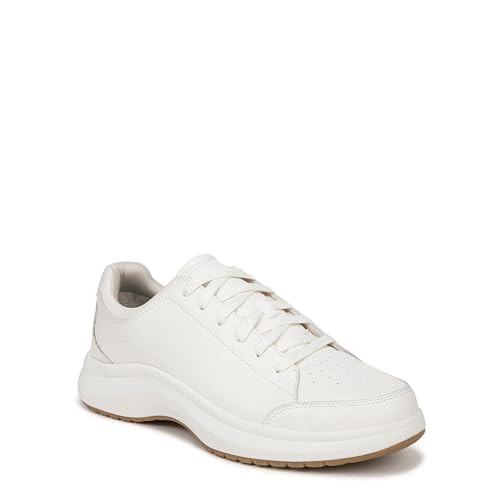 Dr. Scholl's Men's Feel Great Plantar Fasciitis Sneaker White Leather 12 M - Main Image