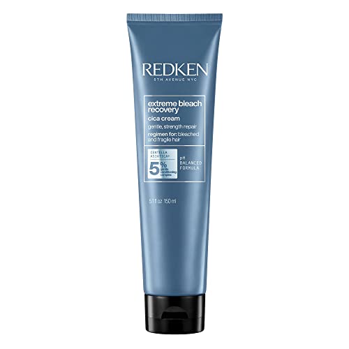 Redken | Haarlotion für blondierte und gebleichte Haare, Repariert und regeneriert, Mit Centella Asiatica, Extreme Bleach Recovery Cica, 150 ml