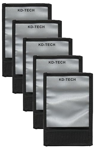 KD-TECH Kinderwagen Reflektoren 5er Set mit Klettverschluss für maximale...