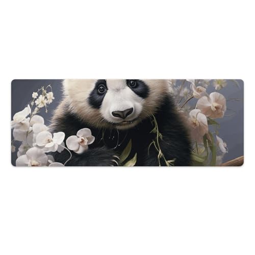 Tapis de souris panda pour bureau à domicile confortable et étanche