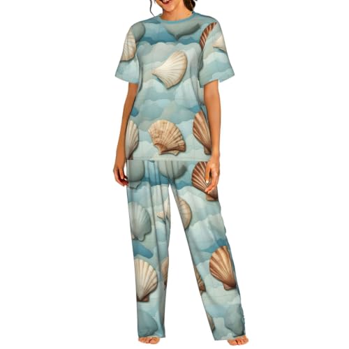 Pyjama court femme doux contre les nuits chaudes et inconfortables