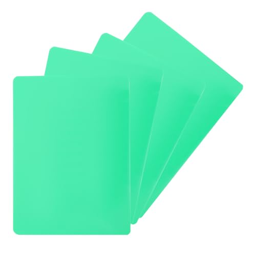 4pcs Mahjong Tile Mixer, 7.5x5.5in Plastic Premium Mahjong Mixer Cards Shuffler Practical Shuffling Tiles Accessories for Players Lovers Enthusiasts (Green)