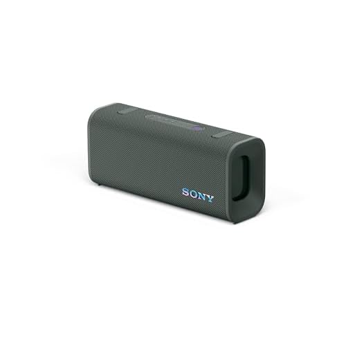 Sony ULT Field 3 - Tragbarer Bluetooth-Lautsprecher mit ULT Power Sound, 24-Stunden-Akku, IP67, wasserdicht, staubdicht, stoßfest, Abnehmbarer Schulterriemen, kompakt - Waldgrau