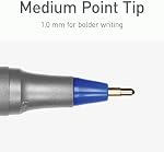 Pentonic Pens, Premium Ballpoint, Assorted Ink Colors, 1.0mm Medium Point, 10-Pack, Sleek Matte Finish, Smooth No-Smudge Ink, for Office, Journaling, and School Use