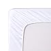 Todocama - Fitted sheet in extra soft brushed microfibre. (80 x 190/200 cm, White)