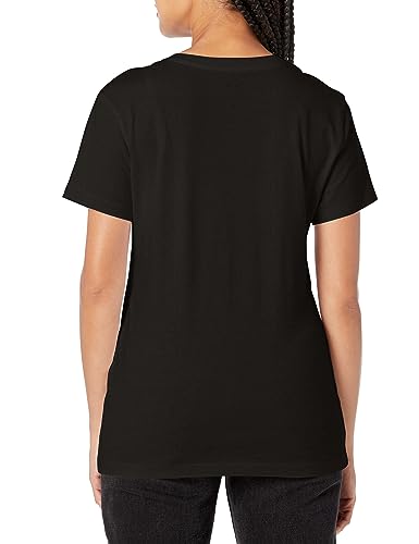 Armani Exchange Womens Collegiate Capsule V Neck Logo Patch Tee