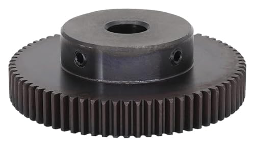 Engrenage droit 1M 72T en acier carbone haute précision alésage 17mm