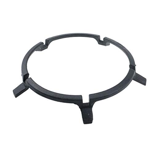 Semetall Cast Iron Stove Trivets Non Slip Black Pan Holder Stove Accessories for Kitchen Wok Support Ring Cooktop Milk Pot Holder(Five Ear)
