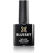 BLUESKY Gel Top Coat No Wipe Soak-off UV LED Gel Nail Polish Top Coat for Acrylic Nail, Natural N...
