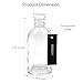 Hosley 4 Set Reed Diffuser Bottle Empty 85 ml Each Refillable Fragrance Glass Diffuser Bottles Perfect for Storing and Showcasing Your Favorite Essential Oils
