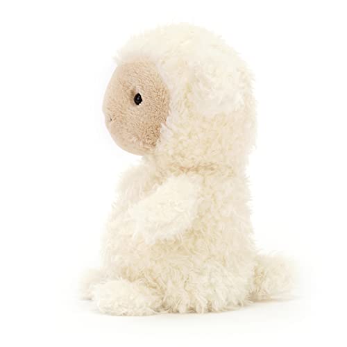 Image of Jellycat Little Lamb Stuffed Animal, 7 inches - Lamb and Sheep Plush Toy - Classic Children's Gift