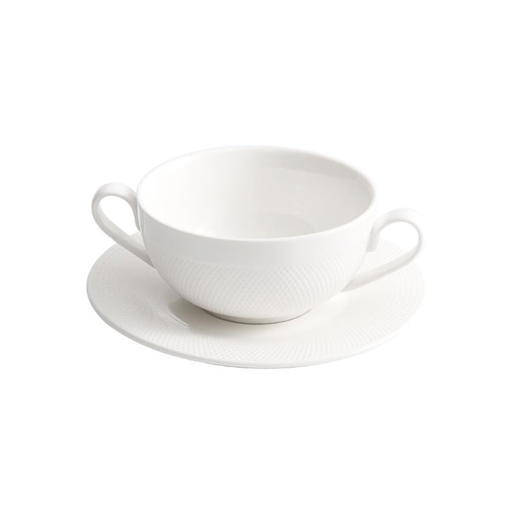 Coquetier en céramique blanche haute résistance pour cuisson vapeur et ragoût