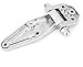 Door Hinges,Stainless Steel Folding Butt Hinges, Door Hinge Cast Zinc Alloy Hinge Industrial Box Refrigerator Oven Heavy Duty Hinge 270 Degree Rotation