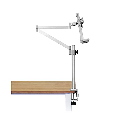 Soporte ajustable para libros con abrazadera lateral que elimina el dolor de cuello al leer