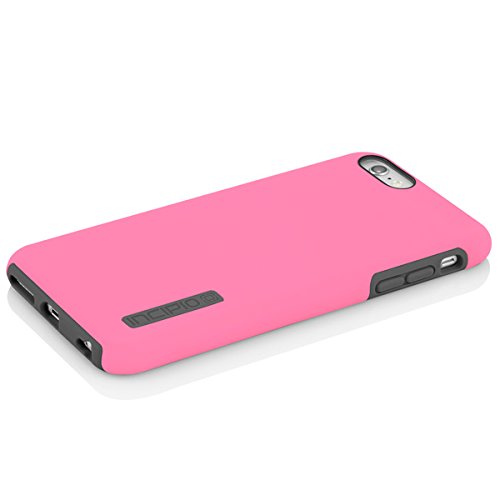 Iphone 6S Plus Case, Incipio Dualpro Case [Shock Absorbing] Cover Fits Both Apple Iphone 6 Plus, Iphone 6S Plus - Highlighter Pink/Charcoal #TOP4