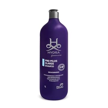 Shampoo Pet Society para Cães e Gatos Hydra Groomers Pelos Claros 1L