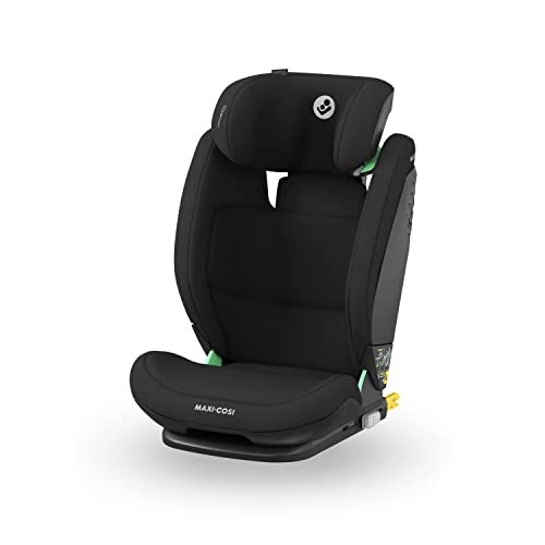 Maxi-Cosi RodiFix S i-Size, Silla Coche Niño, 100-150 cm, 3,5-12 Años, 3 Posiciones, ISOFIX, Alto/Ancho Ajustables, Protección Frente a Impactos Laterales G-CELL, AirProtect, Negro (Basic Black)