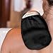 Moroccan Kessa Exfoliating Glove - Value Pack (2 piece) Black- Microdermabrasion exfoliating mitts, Removes unwanted dead skin, dirt and grime and Keratosis Pilaris. Great for spray tan removal.