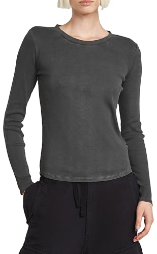 T-Shirt G-Star Femme Overdyed au Profil Coton Premium Slim