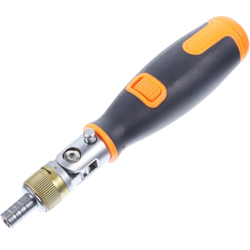 OUNONA Destornillador Trinquete Ajustable Multiángulo con Mango Ergonómico para Reparación Hogar Coche Kit Completo Herramientas de Precisión Ligero y Compacto