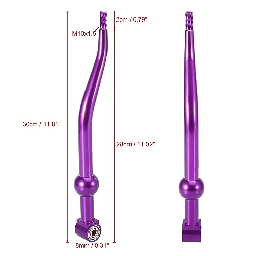 X AUTOHAUX Car Short Throw Shifter Replacement Kit for Honda Civic 1988-2000 for Honda CRX 1988-1991 for Acura Integra 1991-1996 Purple - Image 4